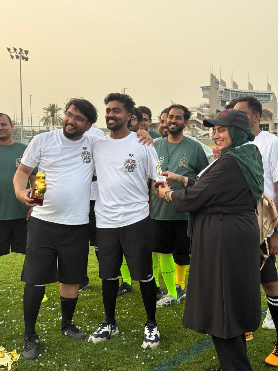 DAS FSL trophy celebration