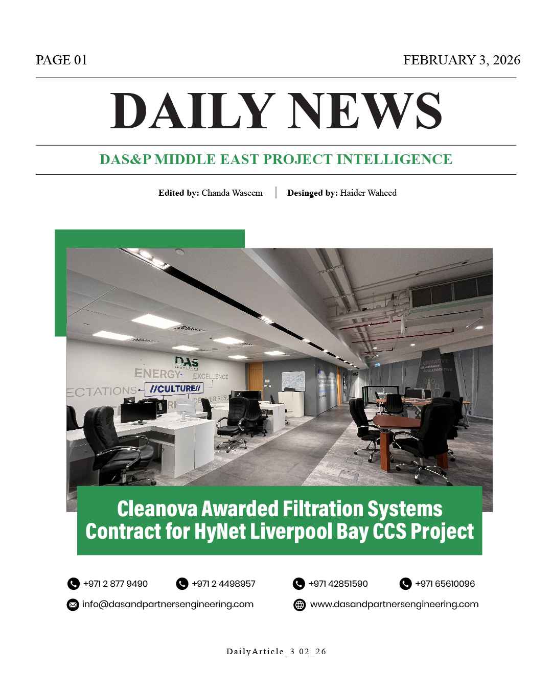 DAS Daily News February 3