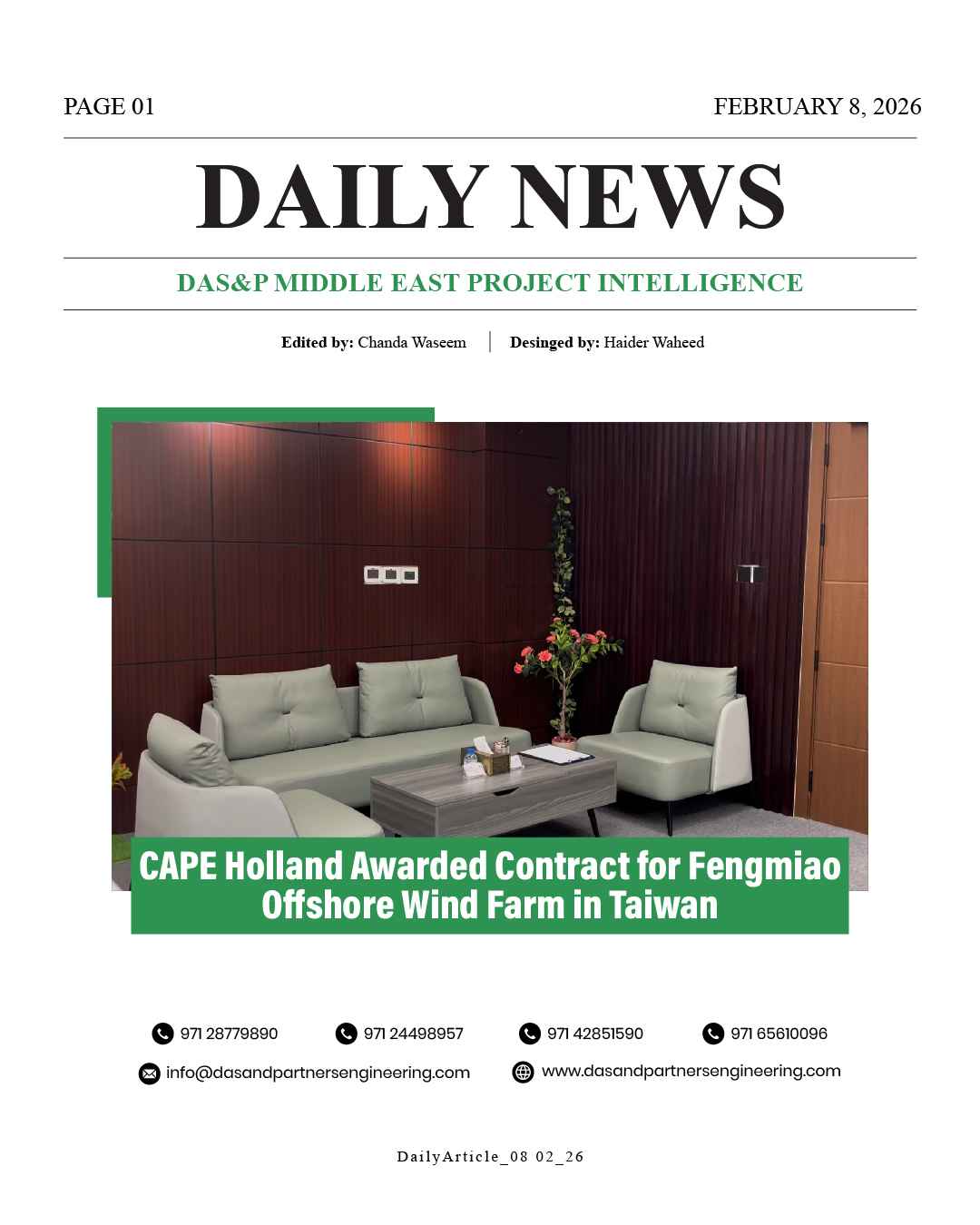 DAS Daily News February 8