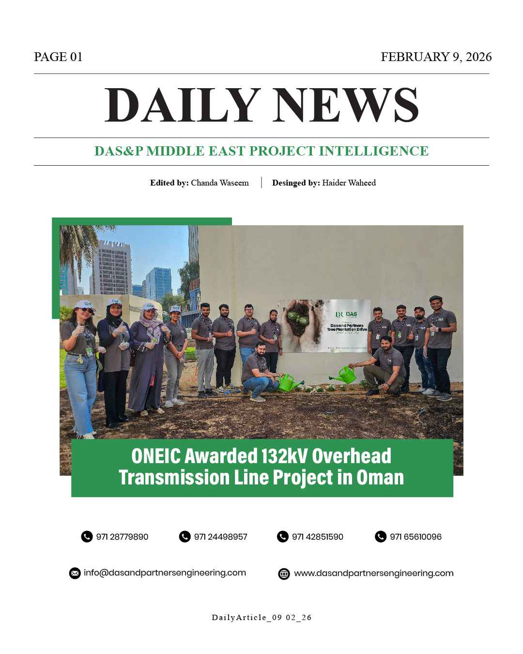 DAS Daily News February 9
