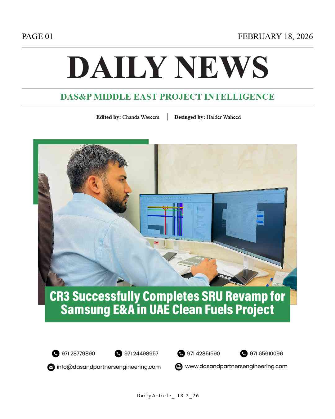 DAS Daily News February 18