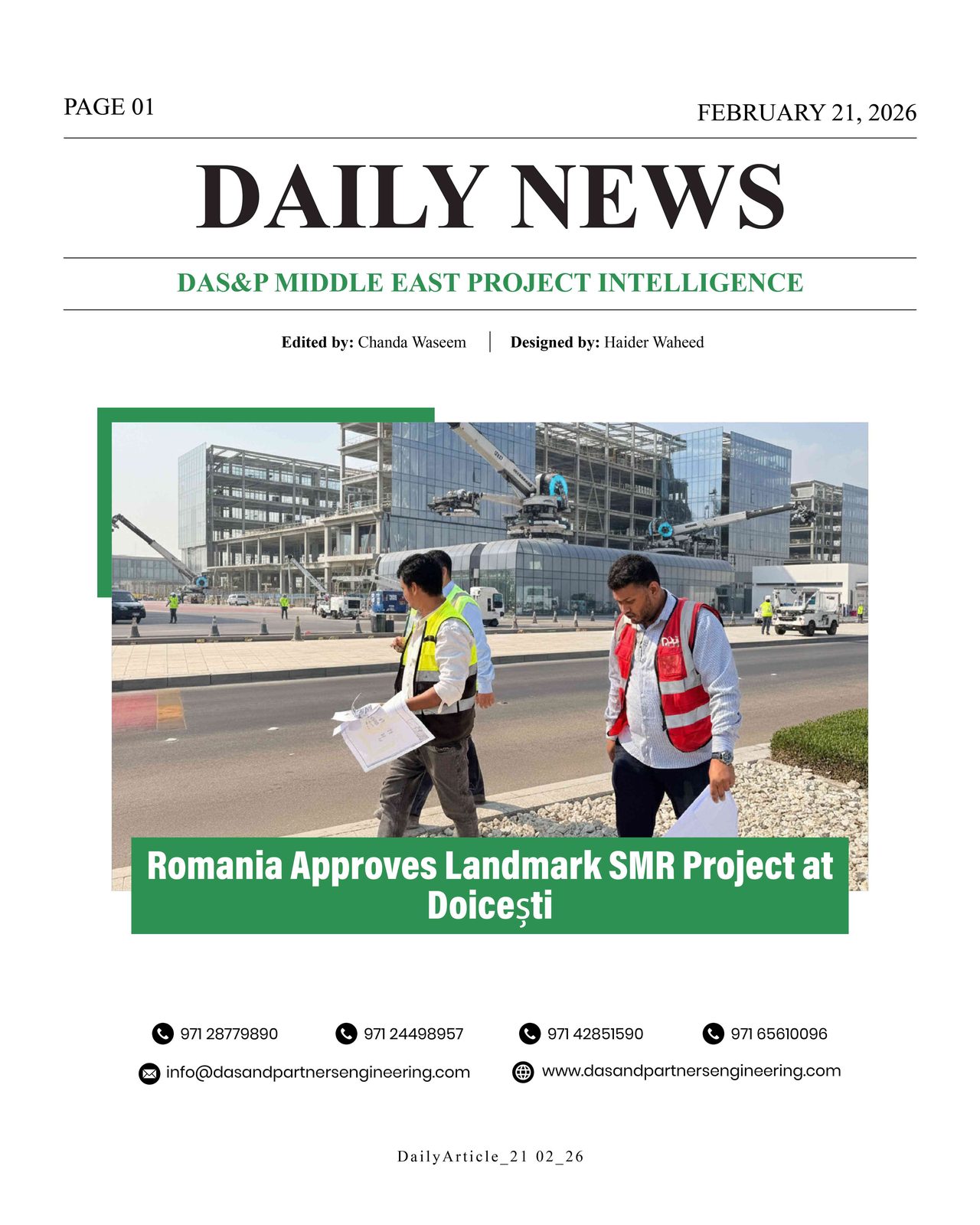 DAS Daily News February 21