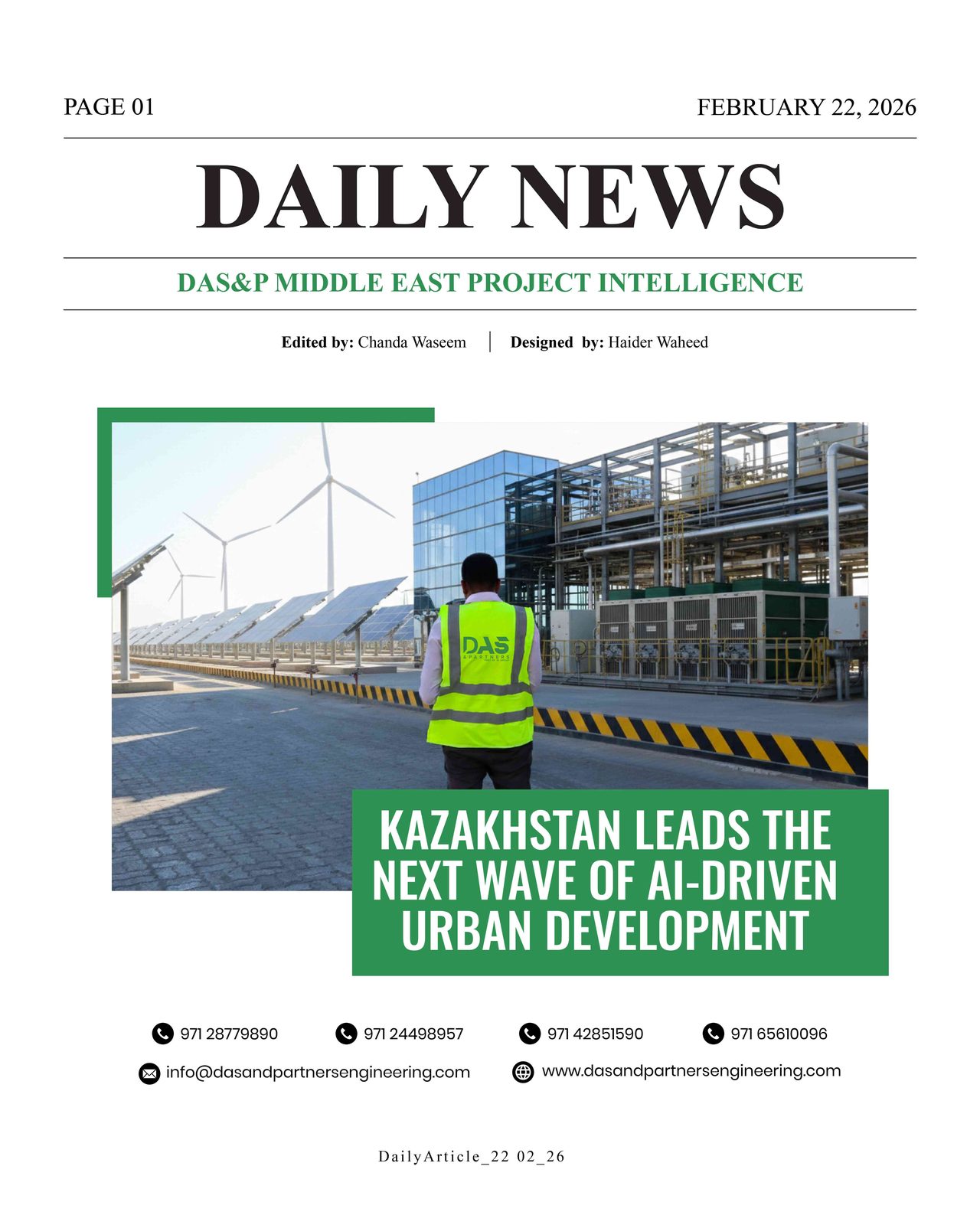 DAS Daily News February 22