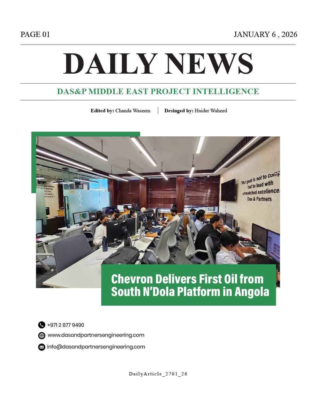 DAS Daily News January 6