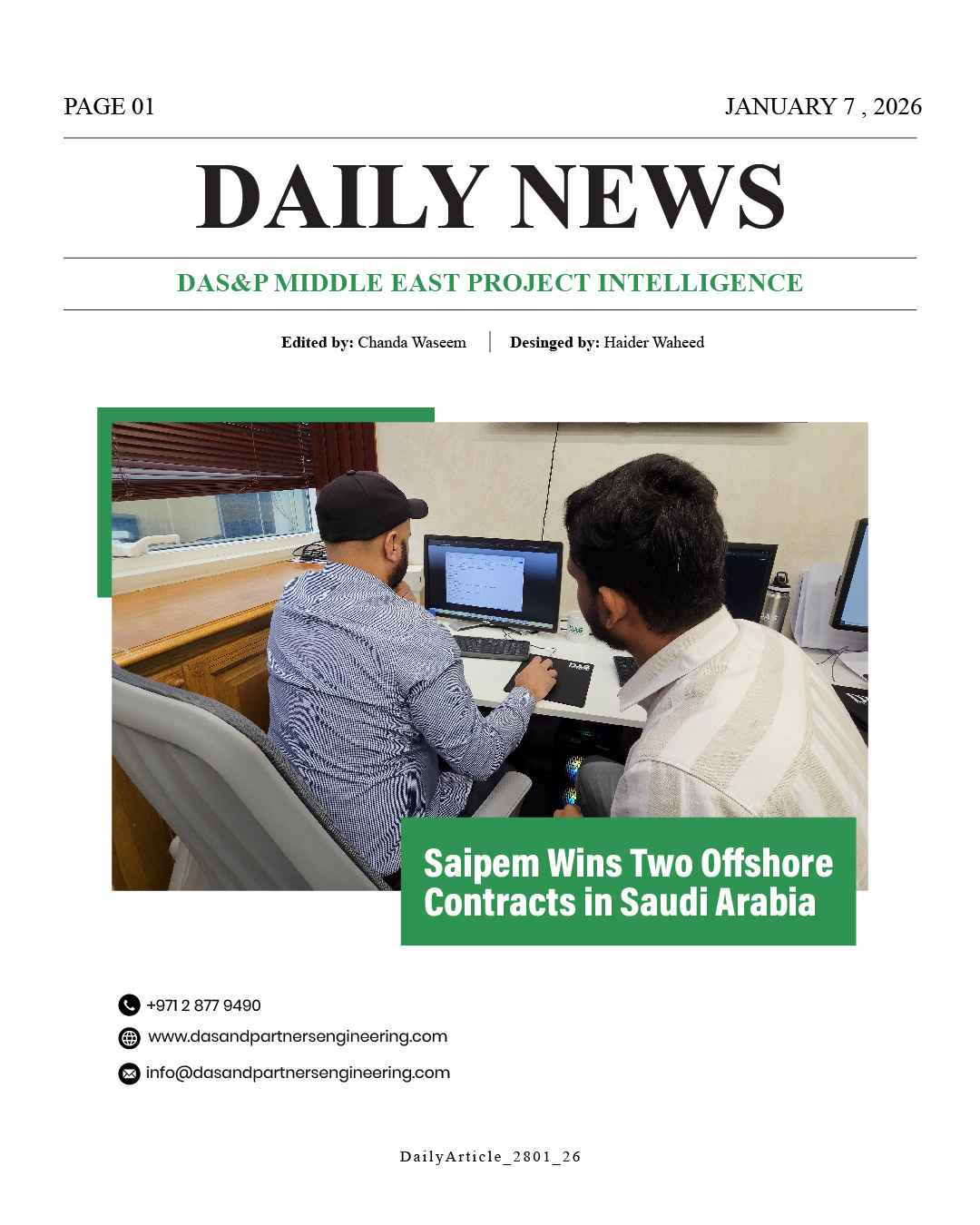 DAS Daily News January 7