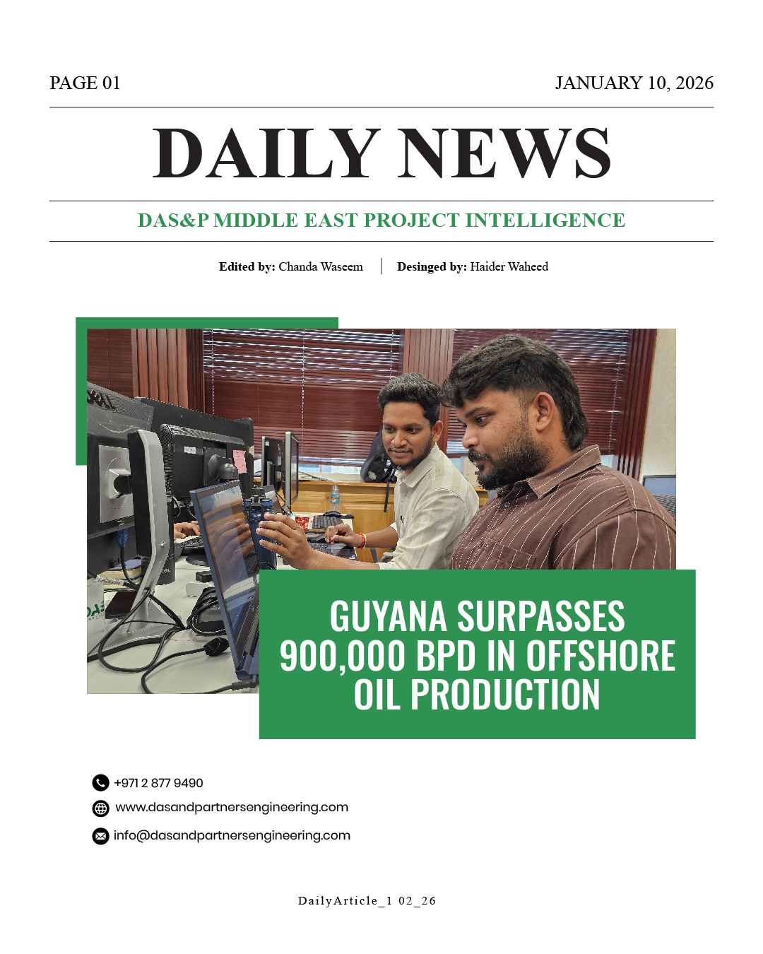DAS Daily News January 10