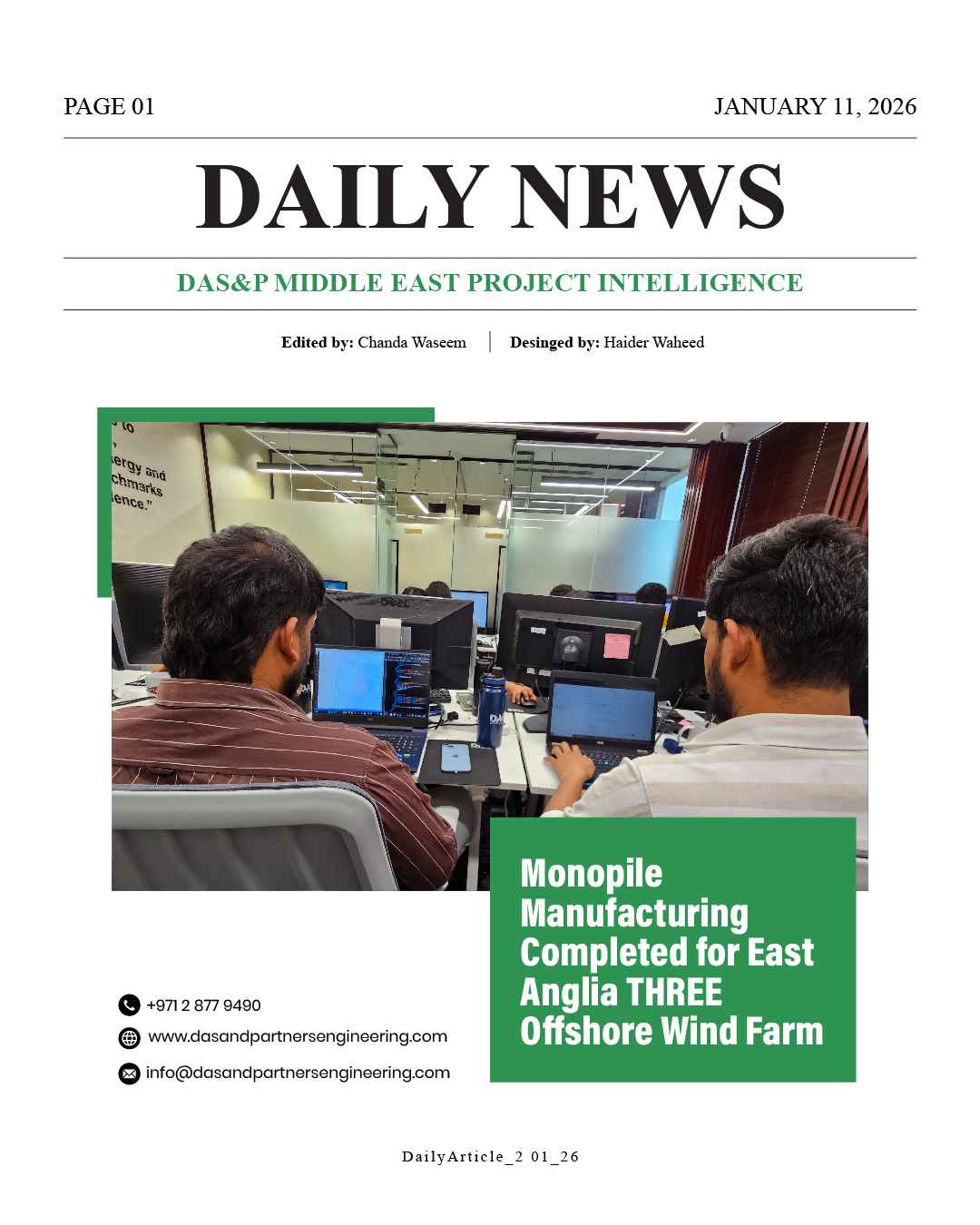 DAS Daily News January 11