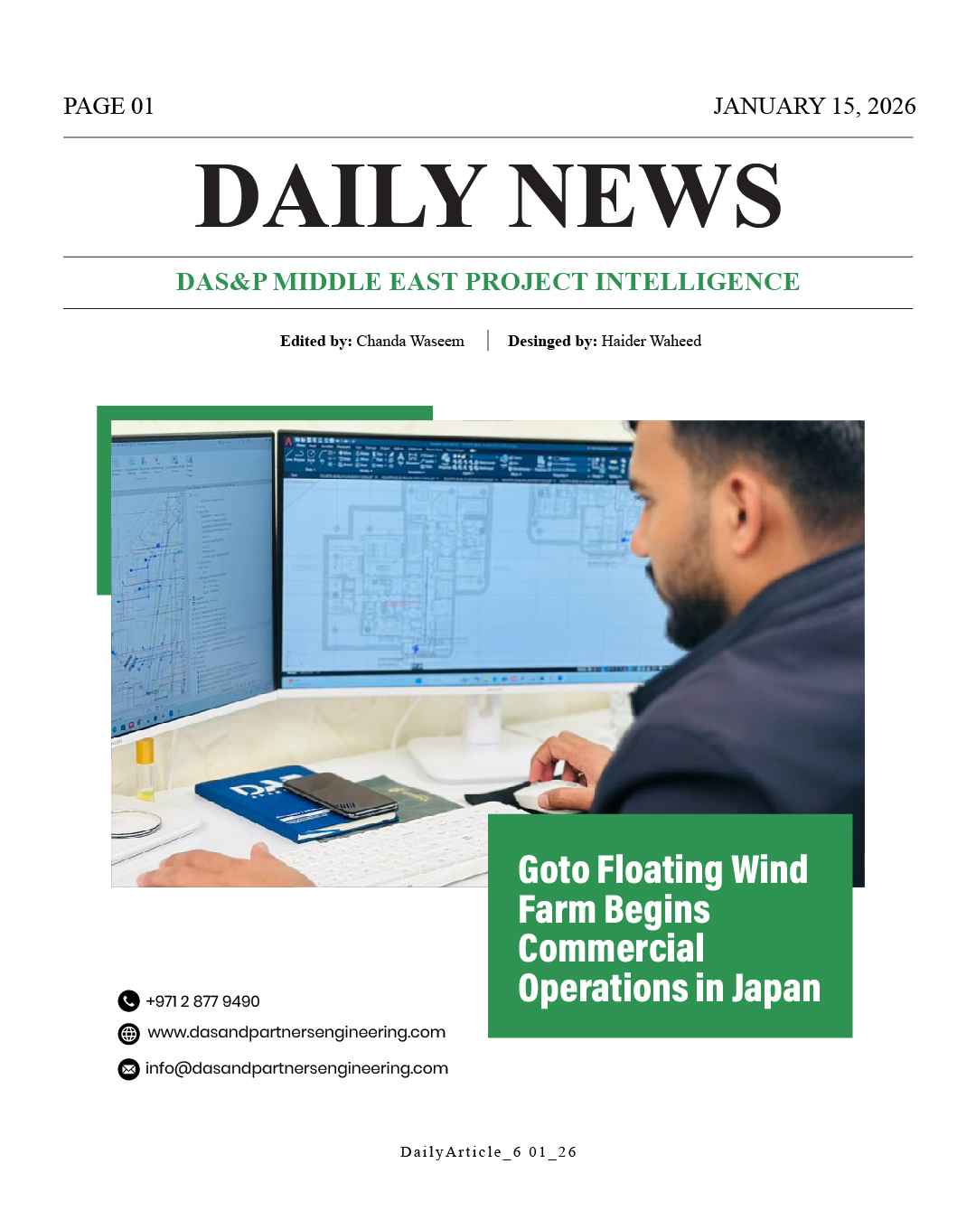 DAS Daily News January 15