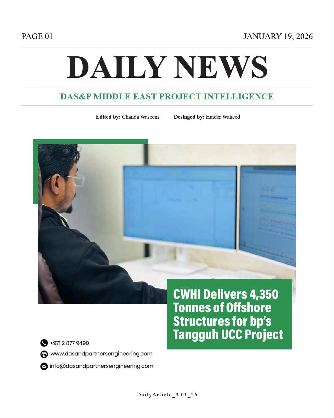 DAS Daily News January 19