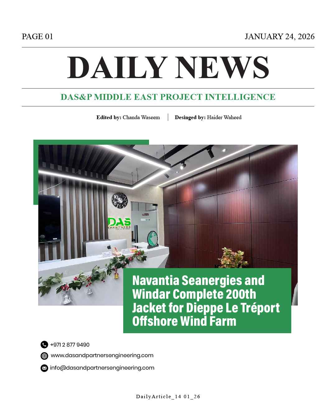 DAS Daily News January 24