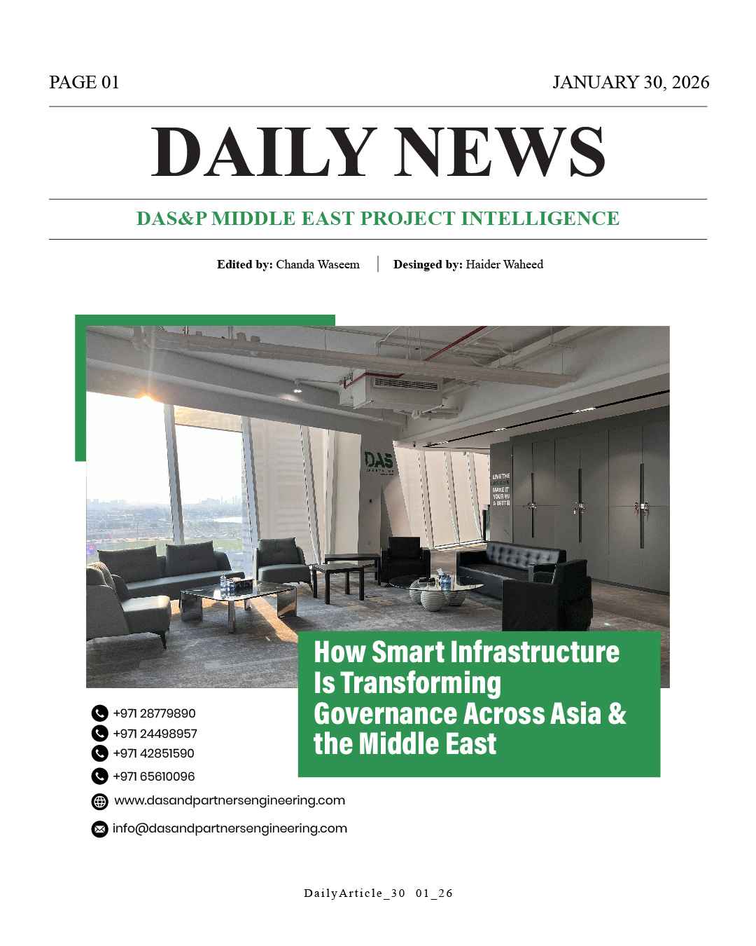 DAS Daily News January 30