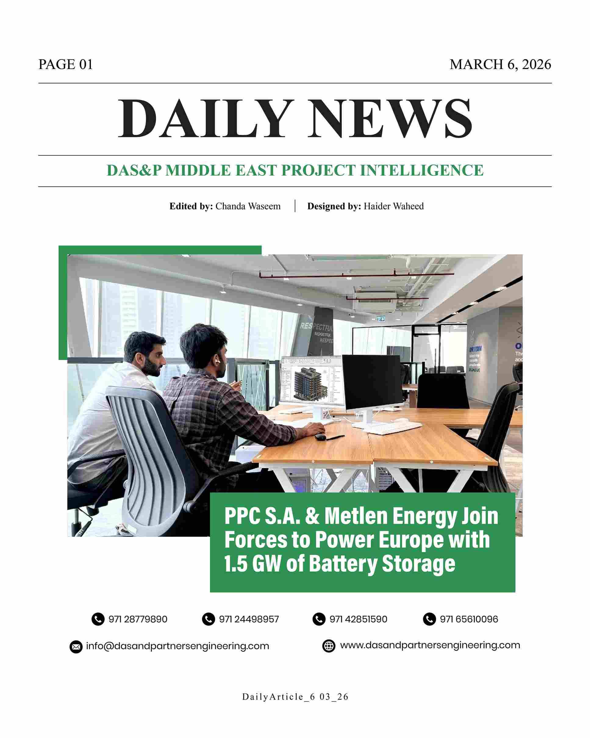 DAS Daily News March 6
