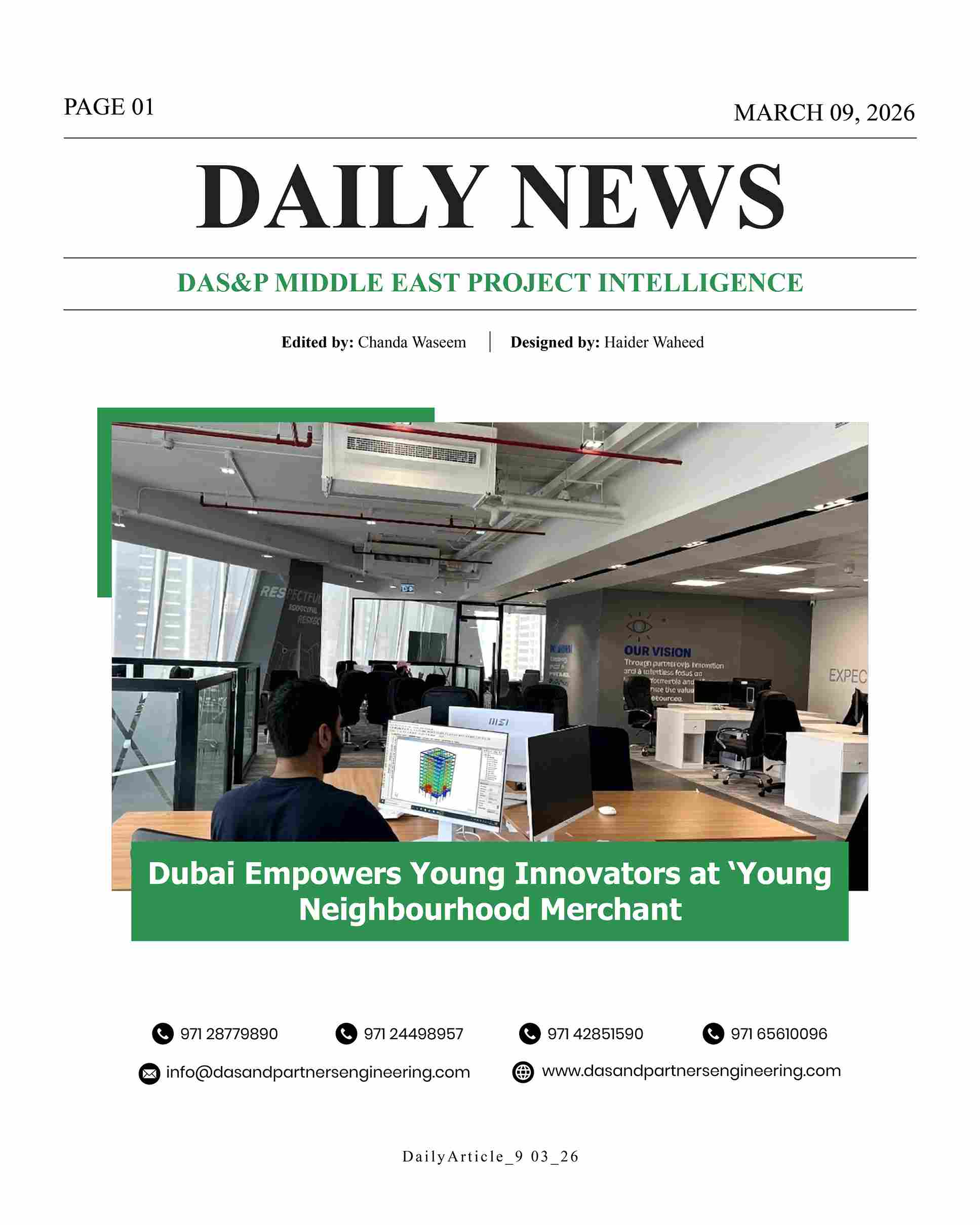 DAS Daily News March 9
