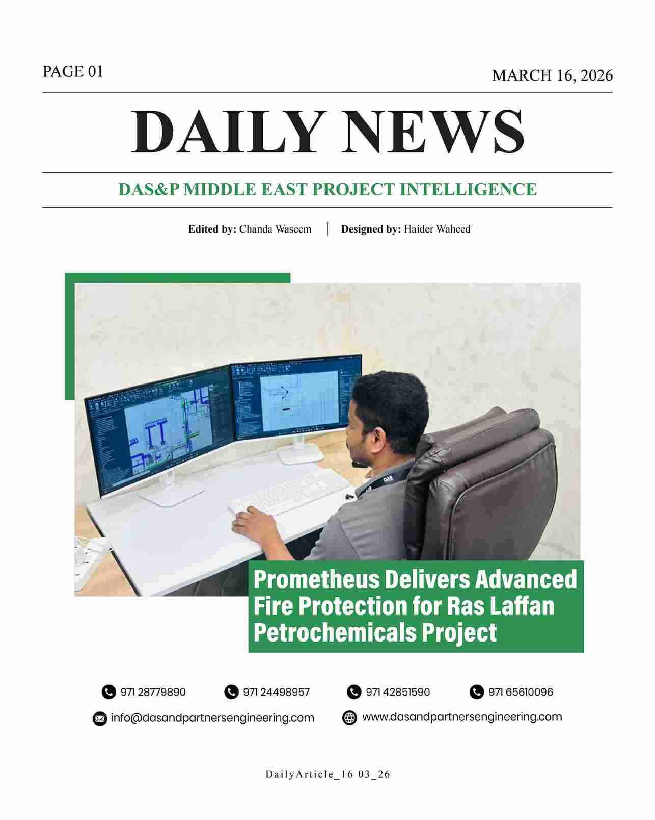 DAS Daily News March 16