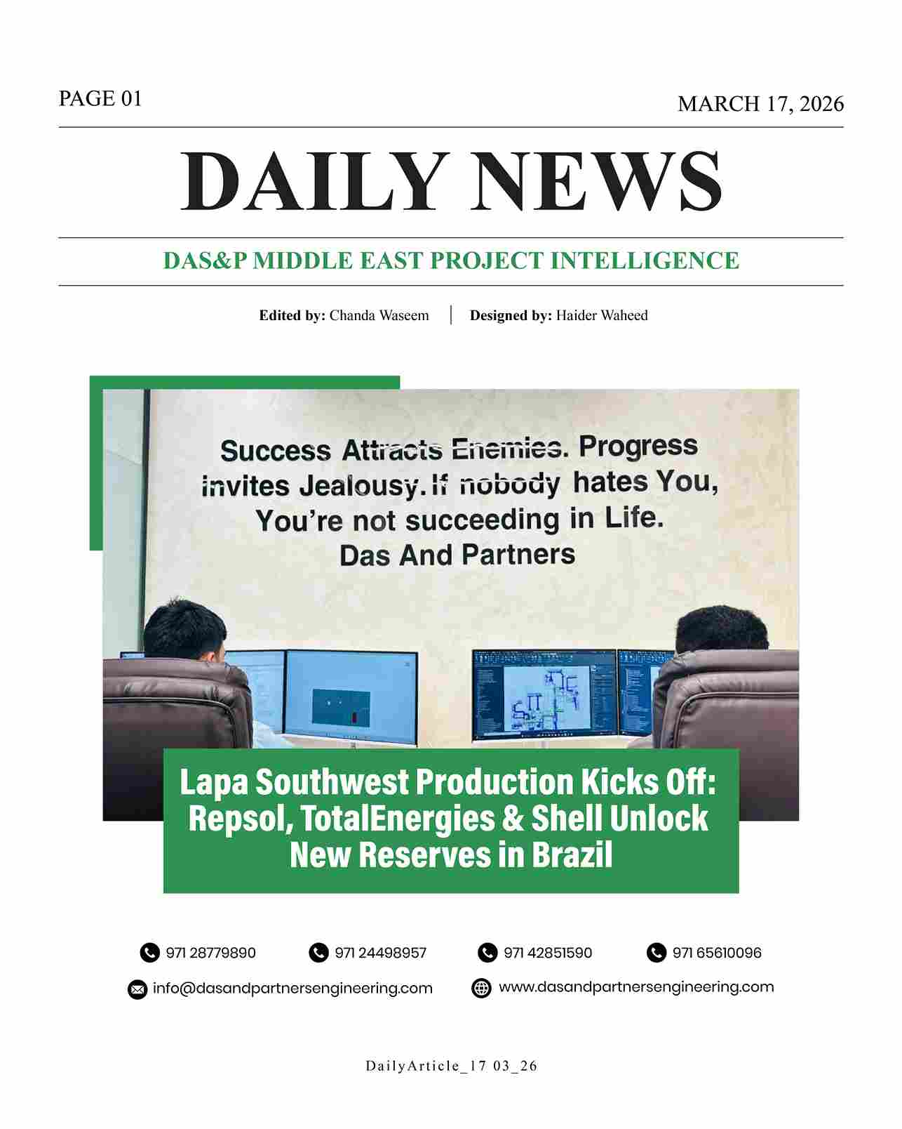 DAS Daily News March 17