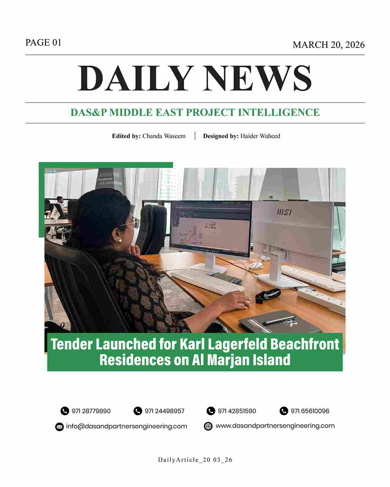 DAS Daily News March 20