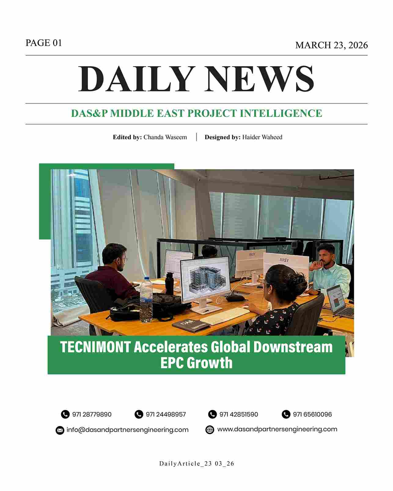 DAS Daily News March 23