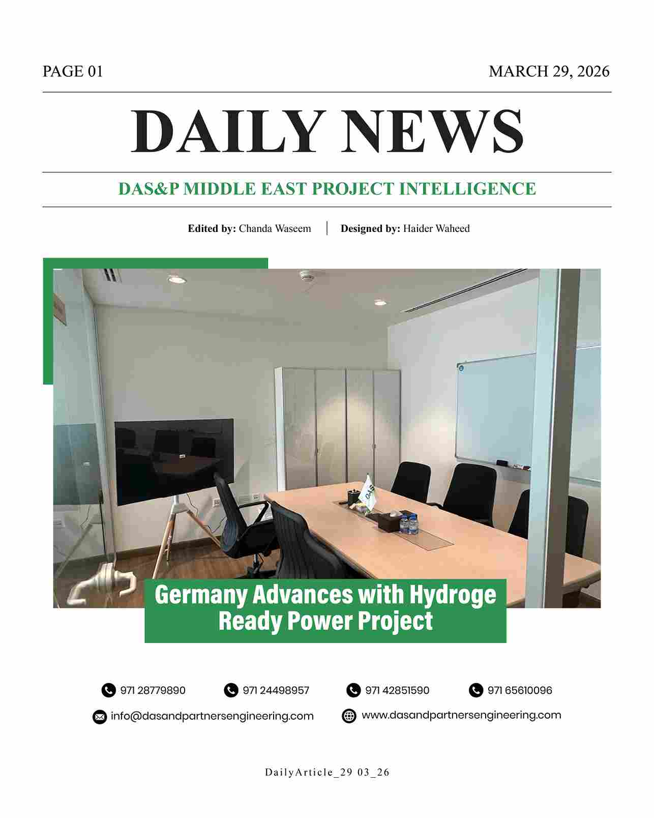 DAS Daily News March 29