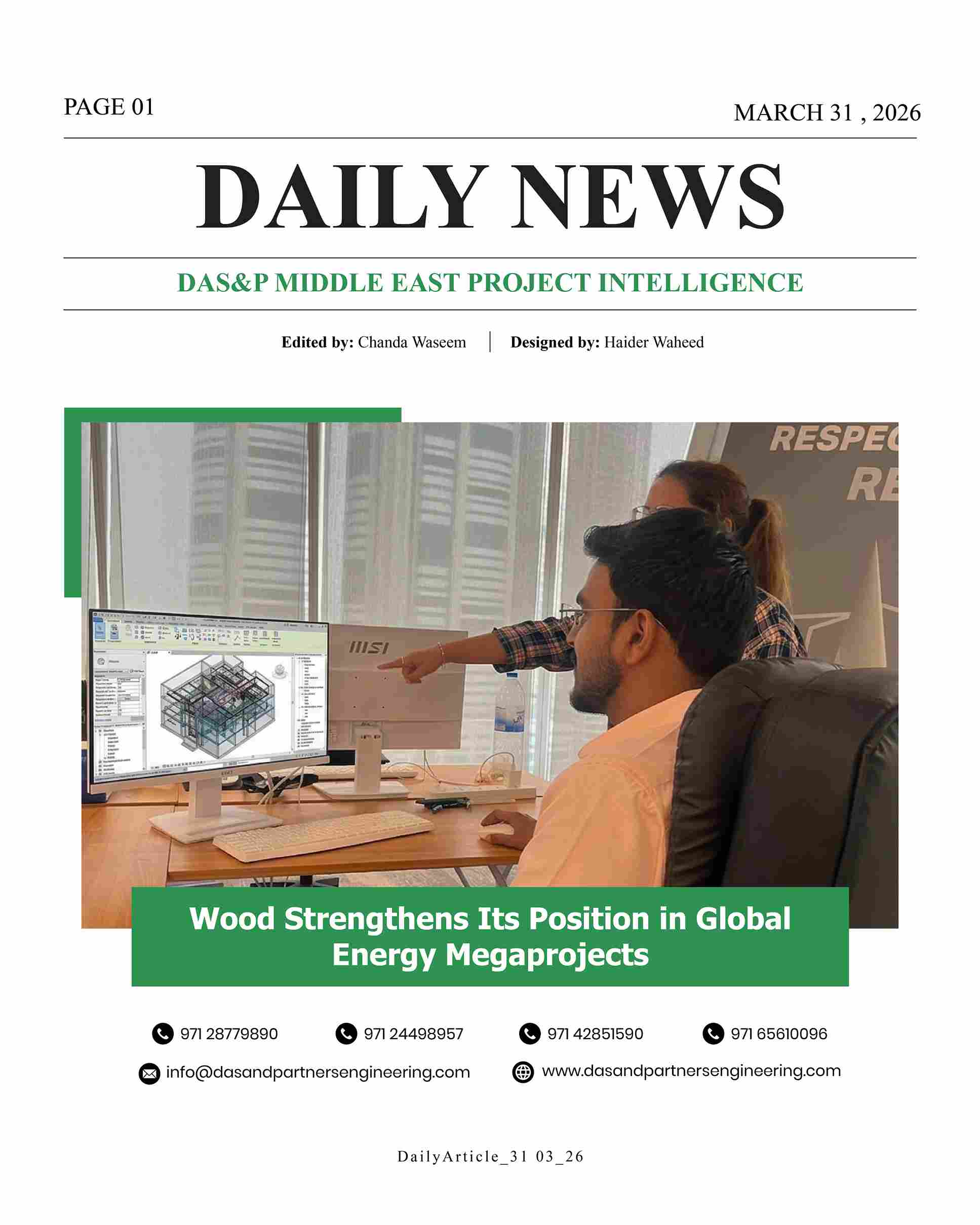 DAS Daily News March 31